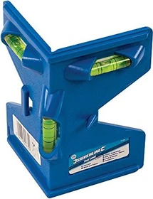 Silverline Pfosten-Wasserwaage 140x100mm