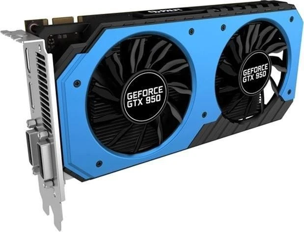 Palit GeForce GTX 950 StormX Dual, 2GB GDDR5, 2x DVI, HDMI, DP
