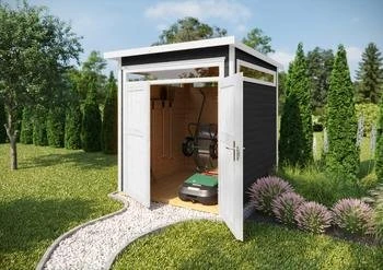 Weka 265 235x239cm Gerätehaus anthrazit