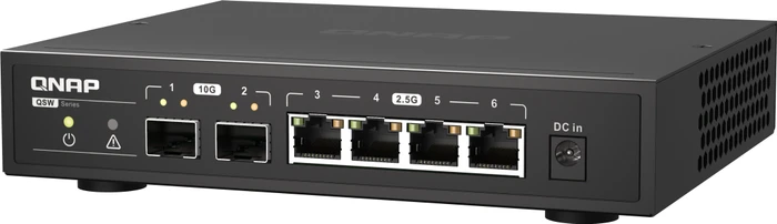 QNAP QSW-2100 Desktop 2.5G Switch, 4x RJ-45, 2x SFP+