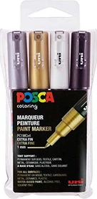 Uni-Ball POSCA PC-1MC Acrylmarker sortiert, 4er-Set