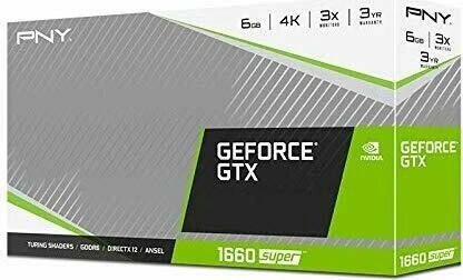 PNY GeForce GTX 1660 SUPER Twin Fan, 6GB GDDR6, DVI, HDMI, DP
