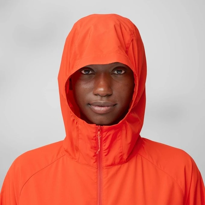Fjällräven High Coast Wind Hoodie Funktionsjacke flame orange (Damen)