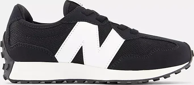 New Balance 327 Bungee Lace schwarz/weiß (Junior)
