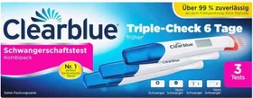 Clearblue Triple Check Schwangerschaftstest, 3 Stück