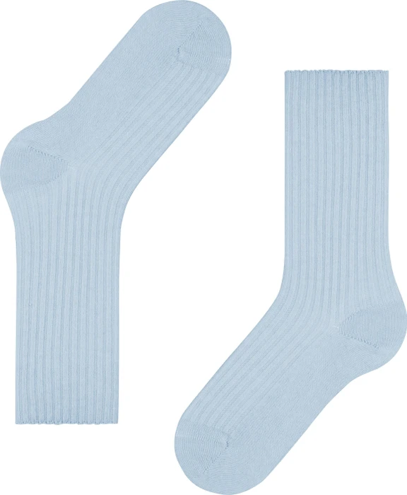 Falke Cosy Wool Boot Socken light blue (Damen)