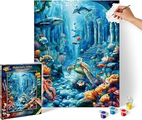 Schipper Arts & Crafts Malen nach Zahlen Unterwasserwelt