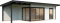 Palmako Andrea 17.1m²+7.9m² Slide Plus Gartenhaus Vorschaubild