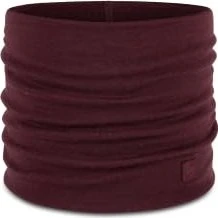 Buff Merino Heavyweight Schlauchtuch solid garnet