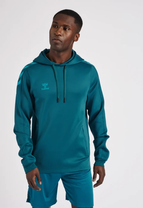 hummel Core XK Poly Sweat Hoodie blue coral (Herren)