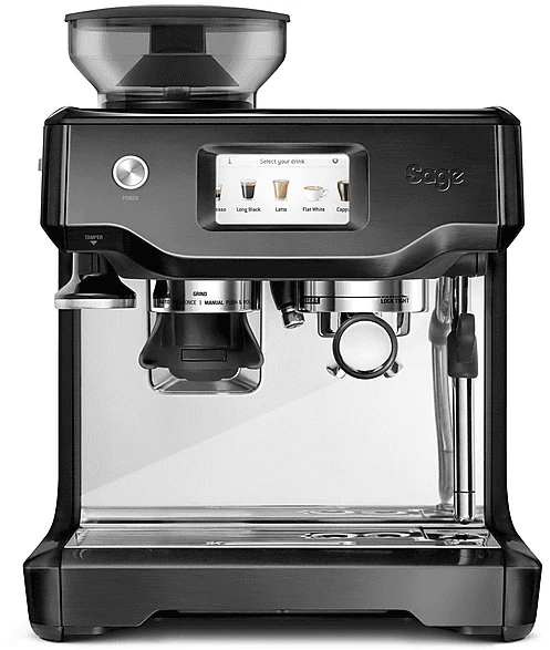 Sage SES880 The Barista Touch black stainless steel