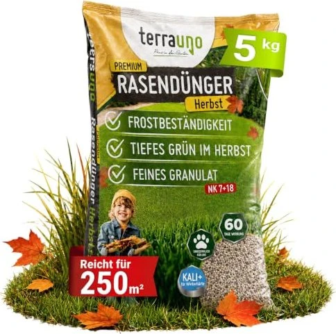 TerraUno Premium Herbst-Rasendünger, 5kg