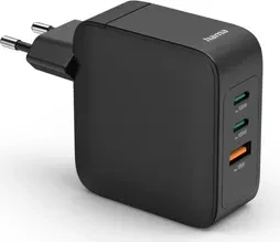 Hama Schnellladegerät GaN 2x USB-C 1x USB-A 100W schwarz