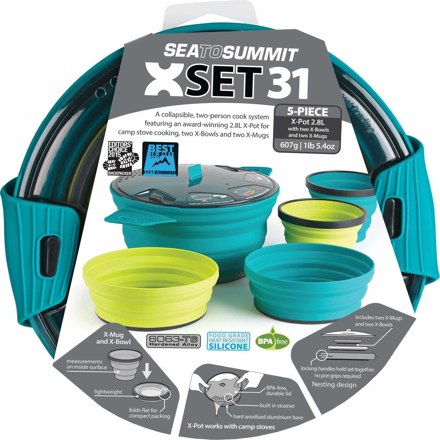 Sea to Summit X-Set 31 Kochtopfset | Preisvergleich Geizhals