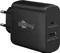Wentronic Goobay USB-C PD GaN Dual-Schnellladegerät 65W schwarz Vorschaubild