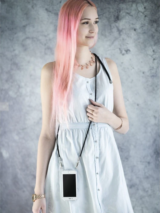 Hama Cross-Body-Cover mit Umhängekordel für Samsung Galaxy S20 transparent