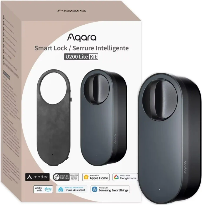 Aqara Smart Doorlock U200 Lite, schwarz