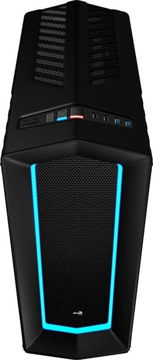 AeroCool Project7 P7-C1 Tempered Glass Edition schwarz, Glasfenster