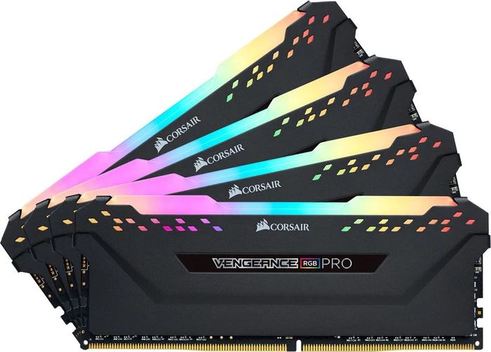 Corsair Vengeance RGB PRO schwarz UDIMM 64GB Kit, DDR4-3200, CL16-20-20-38