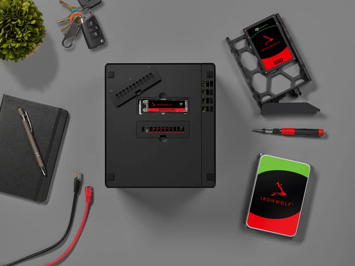 Seagate IronWolf 525 - 0.7DWPD NAS SSD +Rescue 500GB, M.2 2280 / M-Key / PCIe 4.0 x4
