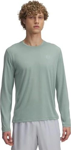 Under Armour Launch Funktionsshirt langarm silica green/reflective (Herren)