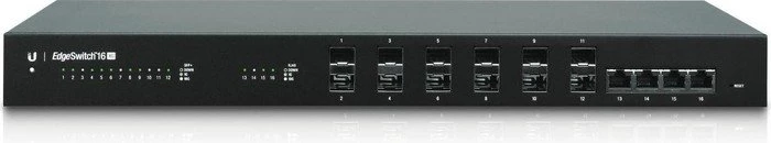 Ubiquiti EdgeSwitch 16 XG Rackmount 10G Managed Switch, 12x SFP+, 4x RJ-45