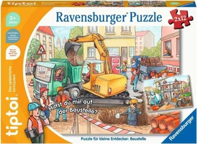 Ravensburger tiptoi Puzzle: Puzzle für kleine Entdecker: Baustelle