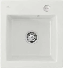 Villeroy & Boch Subway 45 XS Einbau Becken mittig mit Ablauffernbedienung steam