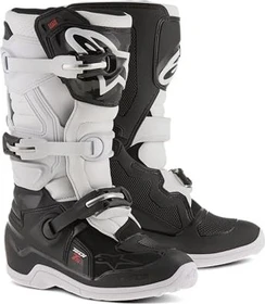 Alpinestars Youth Tech 7S Motorradstiefel schwarz/weiß