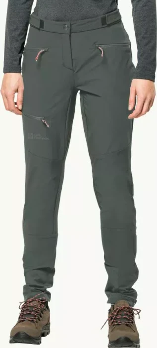 Jack Wolfskin Salmaser Hose lang slate green (Damen)