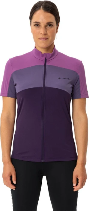 Vaude Matera FZ Trikot kurzarm eggplant (Damen)