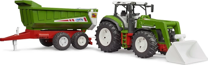 Bruder Roadmax Traktor mit Frontlader und Kippanhänger