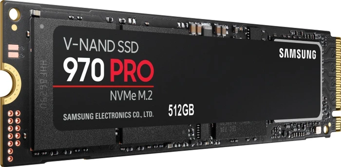 Samsung SSD 970 PRO 512GB, 512B, M.2 2280 / M-Key / PCIe 3.0 x4