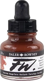 Daler Rowney FW Acrylic Ink red earth, 29.5ml
