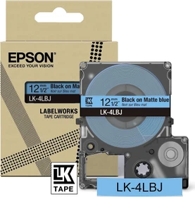 Epson LK-4LBJ Beschriftungsband, 12mm, schwarz/mattblau