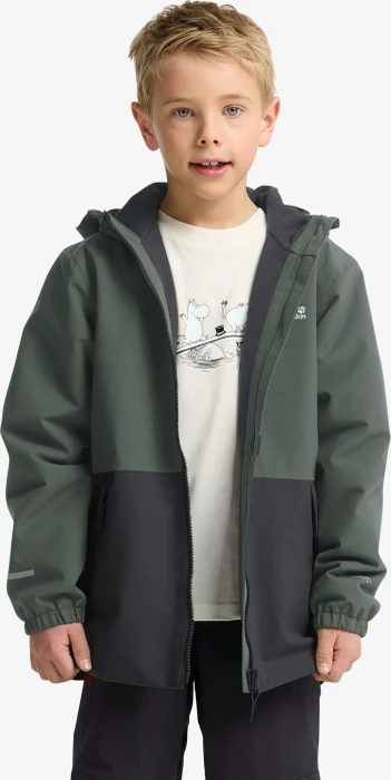 Jack Wolfskin Snow Days Funktionsjacke slate green (Junior)