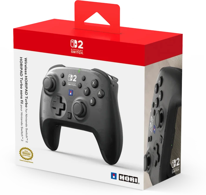 Hori Horipad Turbo Wireless Controller schwarz (Switch 2/Switch)