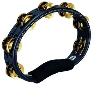Meinl Hand Held ABS Tambourine Brass Black