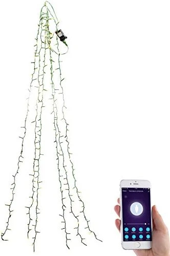 Lunartec Tannenbaum Überwurf Lichterkette