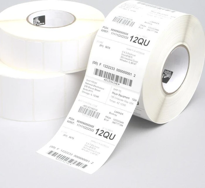 Zebra Thermoetiketten Z-Perform 1000T, 83x51mm, weiß, unbeschichtet, 6er-Pack (16440 Etiketten)