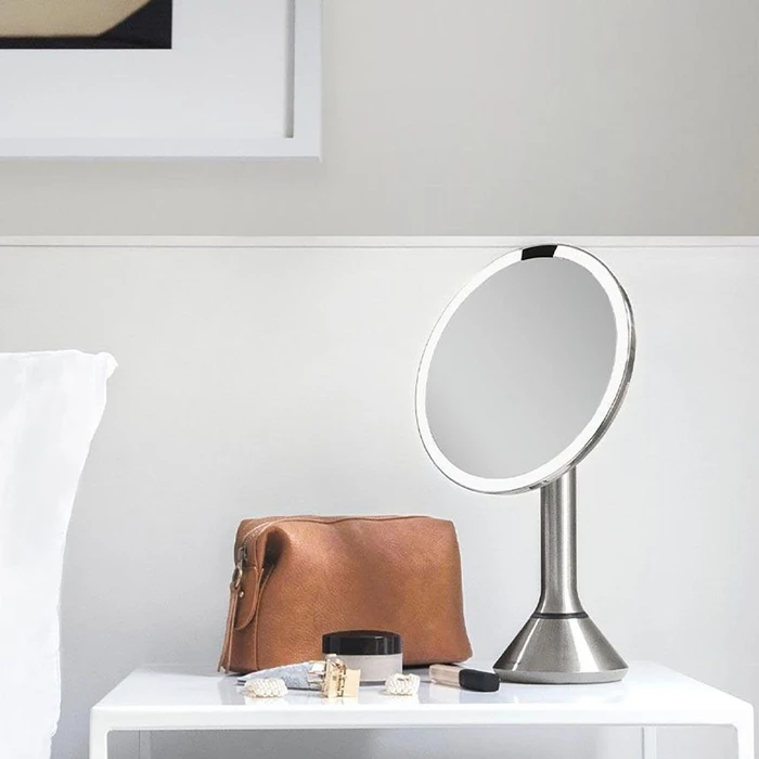 simplehuman Sensorspiegel Dual Light 20cm Kosmetikspiegel edelstahl