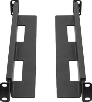 Lanberg 19" Server Rack Schienen, Gleitschienen, RAL 9004, 650mm, 1HE