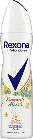 Rexona MotionSense Summer Moves Deodorant Spray, 150ml
