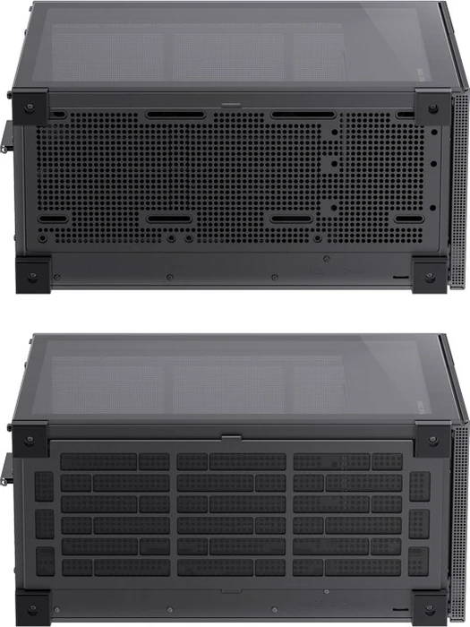 Jonsbo D31 Screen Black, schwarz, Glasfenster