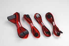 Phanteks Verlängerungskabel Kit für Netzteile, schwarz/rot, 500mm (PH-CB-CMBO_BR)