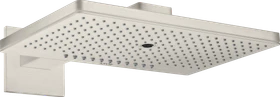 Hansgrohe Axor ShowerSolutions Kopfbrause 460/300 3jet eckig mit Brausearm edelstahloptik