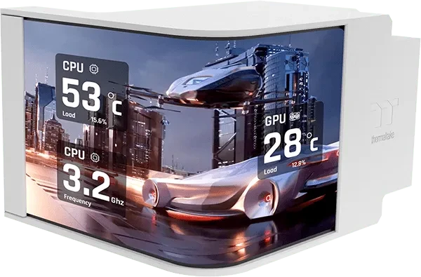 Thermaltake MAGCurve 360 Ultra ARGB Sync Snow Edition, weiß