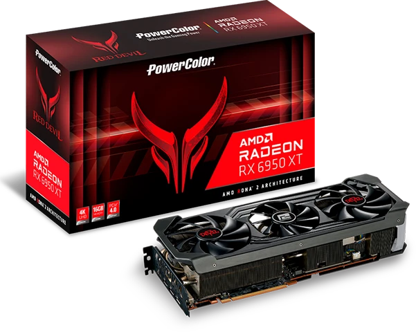 PowerColor Red Devil Radeon RX 6950 XT, 16GB GDDR6, HDMI, 3x DP