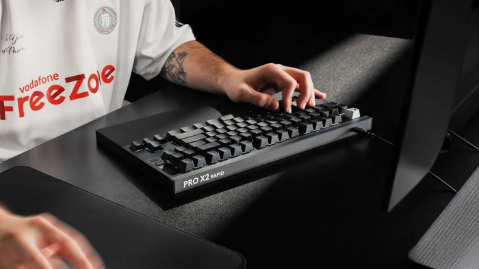 Logitech G PRO X2 TKL Rapid, schwarz, KS-20 Magnetic Analog, USB, ES