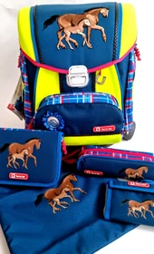 Step by Step Touch DIN Horse Family Schultaschen-Set, 5-tlg.